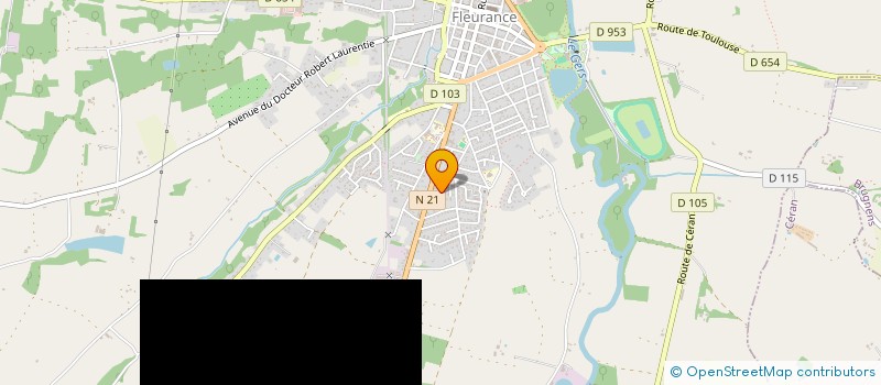 localisation de l'entreprise MADAME ANGELINE BEARD  FLEURANCE