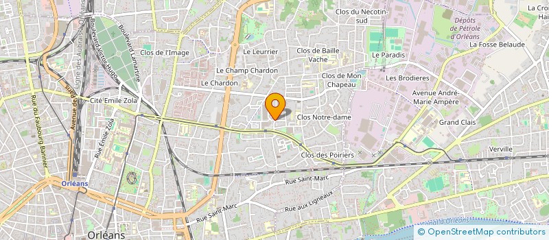 localisation de l'entreprise MADAME ANGELINE BERNARD à ORLEANS