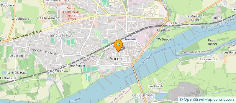 localisation de l'entreprise MADAME ANGELINE BERT  ANCENIS-SAINT-GEREON