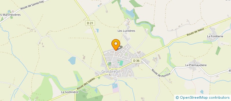 localisation de l'entreprise MADAME ANGELINE BOIREAU à GROSBREUIL