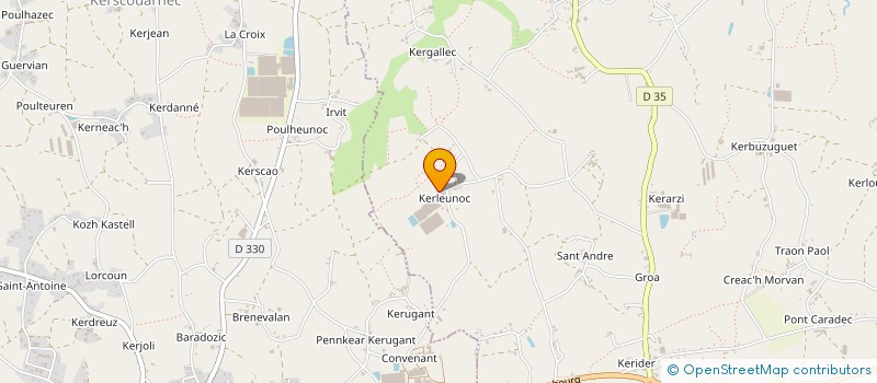 localisation de l'entreprise MADAME ANGELINE BONNOT  CLEDER