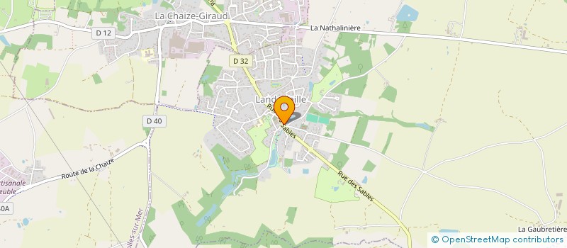 localisation de l'entreprise MADAME ANGELINE BOULAY à LANDEVIEILLE