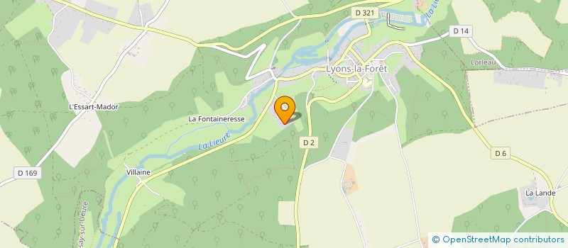 localisation de l'entreprise MADAME ANGELINE BULARD  LYONS-LA-FORET