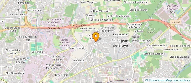 localisation de l'entreprise MADAME ANGELINE COLLET à SAINT-JEAN-DE-BRAYE