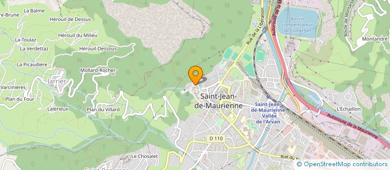 localisation de l'entreprise MADAME ANGELINE CORNILLON à SAINT-JEAN-DE-MAURIENNE