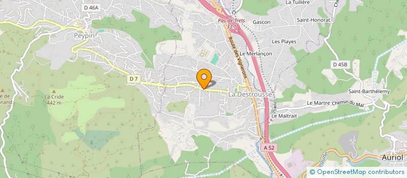 localisation de l'entreprise MADAME ANGELINE COUZINET à LA DESTROUSSE