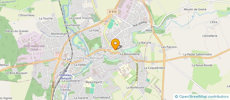 localisation de l'entreprise MADAME ANGELINE DEHMOUCHE  CHATEAU-RENAULT