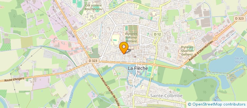 localisation de l'entreprise MADAME ANGELINE DELANOE à LA FLECHE