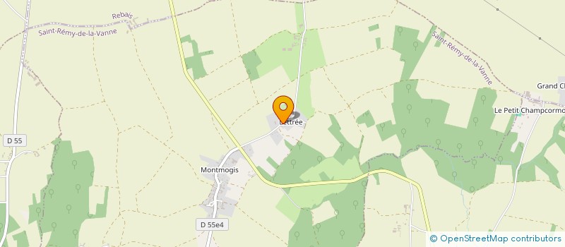 localisation de l'entreprise MADAME ANGELINE DHORBAIT  SAINT-REMY-DE-LA-VANNE