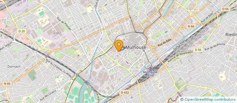 localisation de l'entreprise MADAME ANGELINE DUBOIS  MULHOUSE