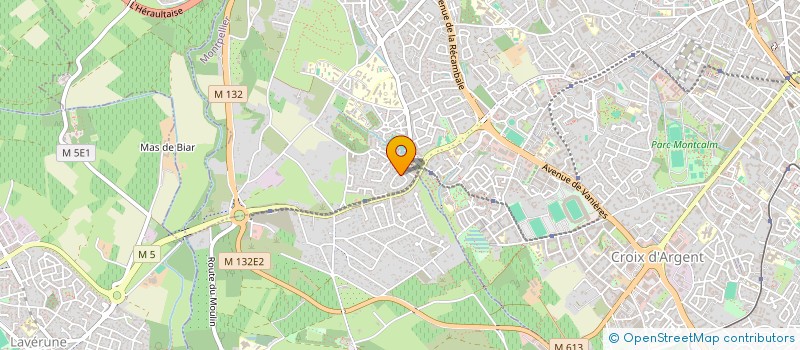 localisation de l'entreprise MADAME ANGELINE DUGUET  MONTPELLIER