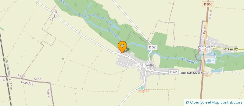 localisation de l'entreprise MADAME ANGELINE DUNEVEU  ORAINVILLE