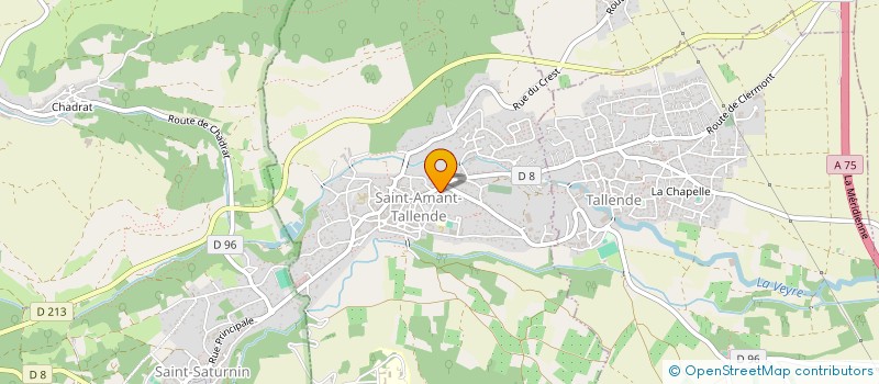 localisation de l'entreprise MADAME ANGELINE DUPONT DE DINECHIN  SAINT-AMANT-TALLENDE