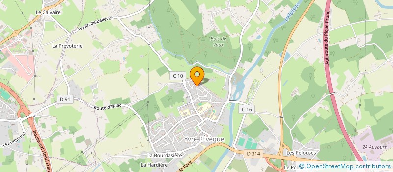 localisation de l'entreprise MADAME ANGELINE EPINEAU  YVRE-L'EVEQUE