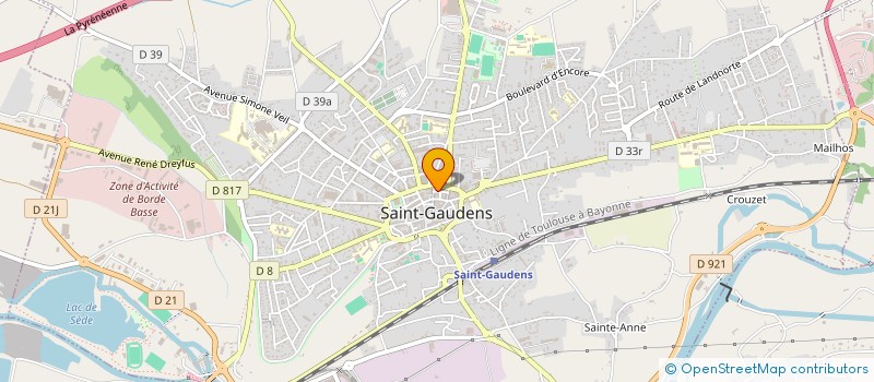 localisation de l'entreprise MADAME ANGELINE ESTARAN  SAINT-GAUDENS