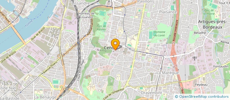 localisation de l'entreprise MADAME ANGELINE FUENTES à CENON