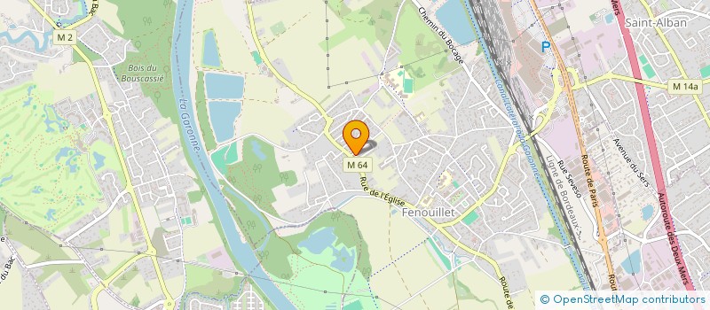 localisation de l'entreprise MADAME ANGELINE GARDIN  FENOUILLET