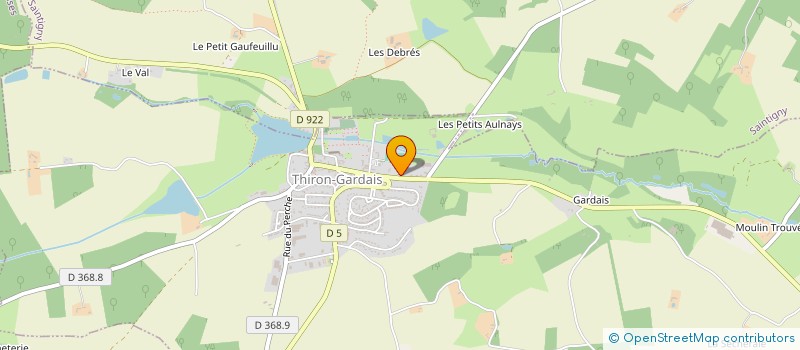 localisation de l'entreprise MADAME ANGELINE GUERIN à THIRON-GARDAIS