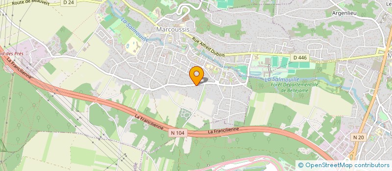 localisation de l'entreprise MADAME ANGELINE GUILLONNET  MARCOUSSIS