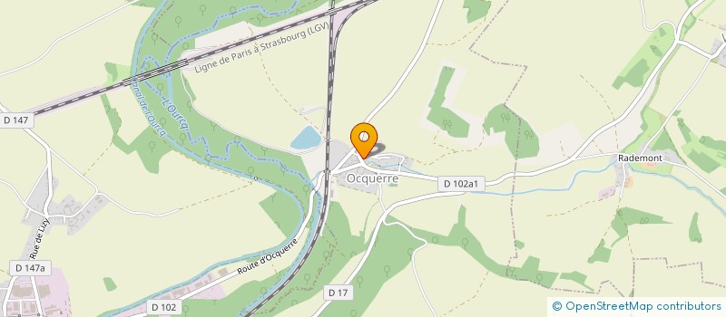 localisation de l'entreprise MADAME ANGELINE GUITTON  OCQUERRE