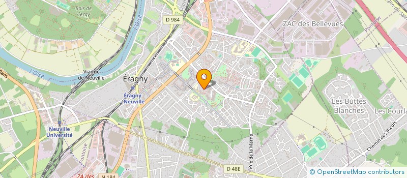 localisation de l'entreprise MADAME ANGELINE HEITZ  ERAGNY