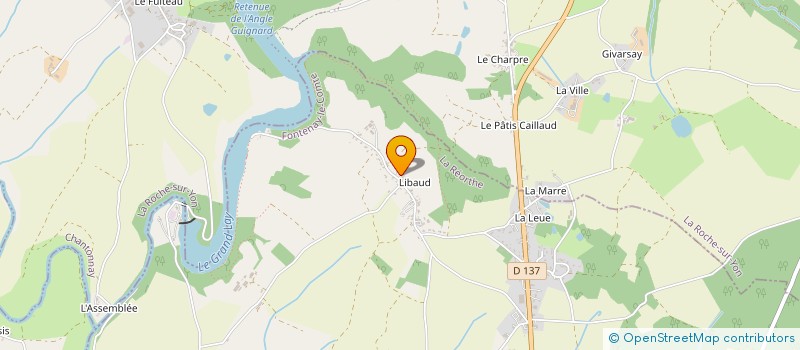 localisation de l'entreprise MADAME ANGELINE HUVELIN  LA REORTHE