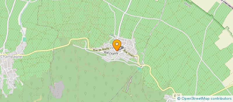 localisation de l'entreprise MADAME ANGELINE JAMEIN  VERZENAY