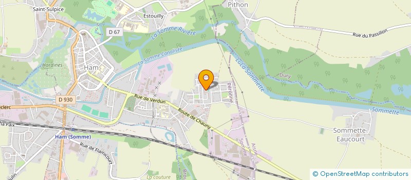 localisation de l'entreprise MADAME ANGELINE JEANNE  HAM