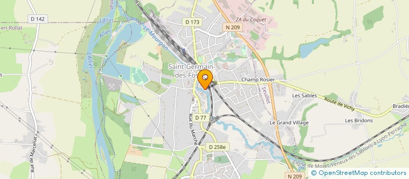 localisation de l'entreprise MADAME ANGELINE LANDRE  SAINT-GERMAIN-DES-FOSSES