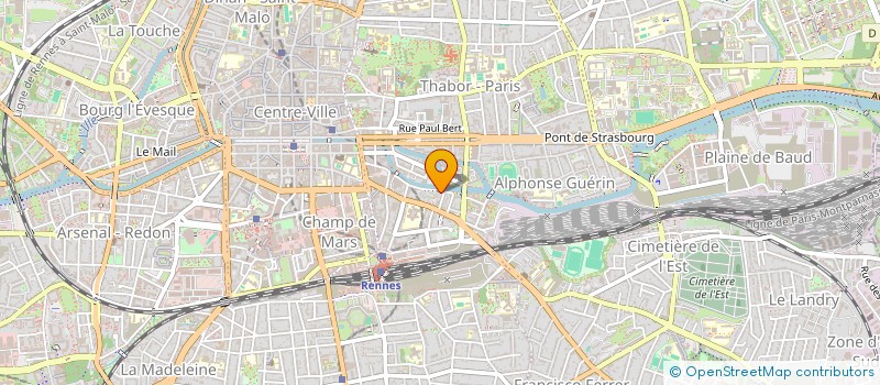 localisation de l'entreprise MADAME ANGELINE LE MAUT  RENNES