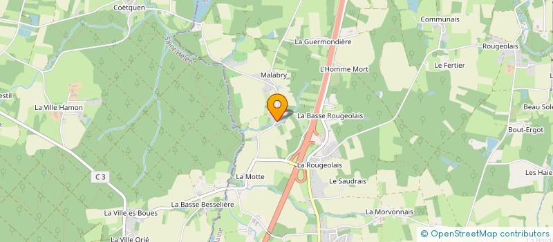 localisation de l'entreprise MADAME ANGELINE LEFEUVRE  MESNIL-ROC'H