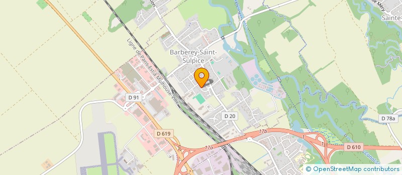 localisation de l'entreprise MADAME ANGELINE LEGER  BARBEREY-SAINT-SULPICE