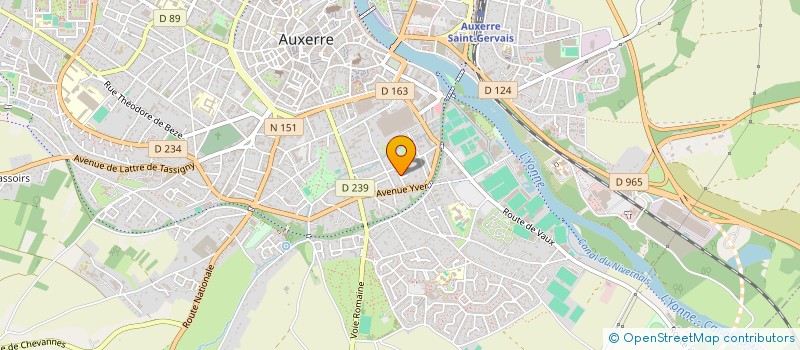 localisation de l'entreprise MADAME ANGELINE LEROUX à AUXERRE
