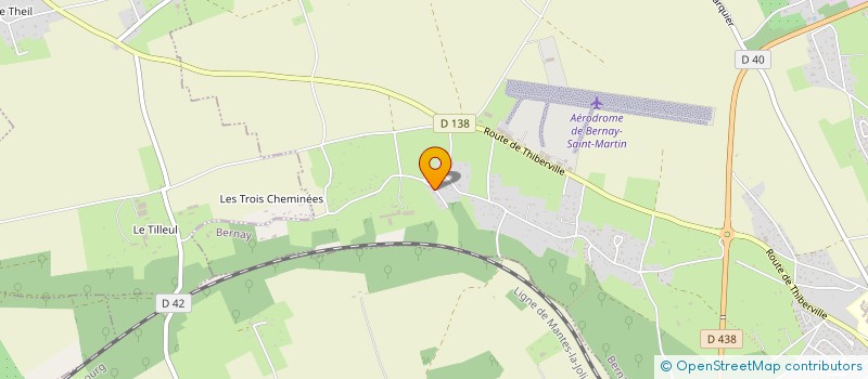 localisation de l'entreprise MADAME ANGELINE LOUVEL  BERNAY