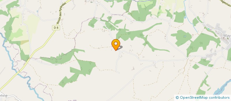 localisation de l'entreprise MADAME ANGELINE LUX  POYANNE