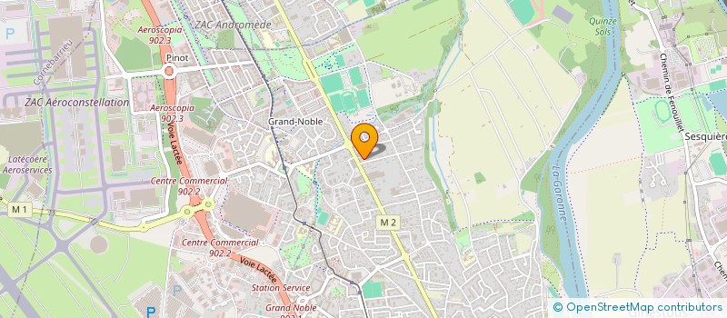 localisation de l'entreprise MADAME ANGELINE MAILLARD  BLAGNAC