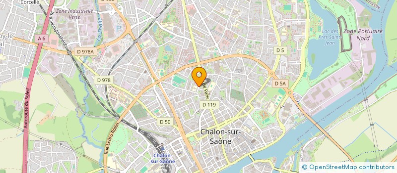 localisation de l'entreprise MADAME ANGELINE MAILLARD  CHALON-SUR-SAONE