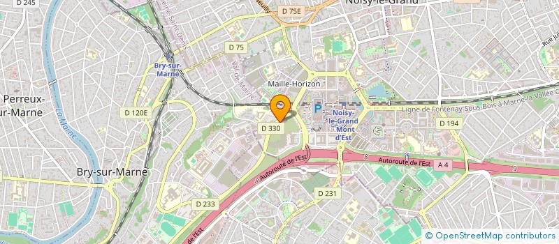 localisation de l'entreprise MADAME ANGELINE-MAIVA ROSSIGNOL  BRY-SUR-MARNE