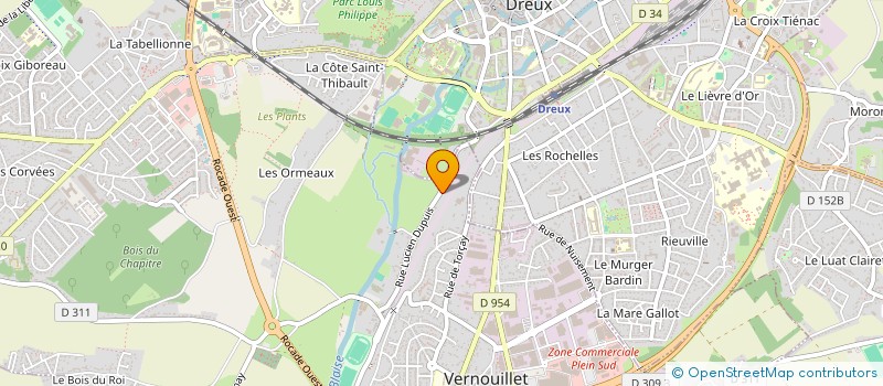 localisation de l'entreprise MADAME ANGELINE MAZEAU à VERNOUILLET