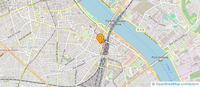 localisation de l'entreprise MADAME ANGELINE NGAMO  BORDEAUX