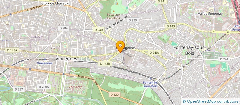 localisation de l'entreprise MADAME ANGELINE ODI NGONO à VINCENNES