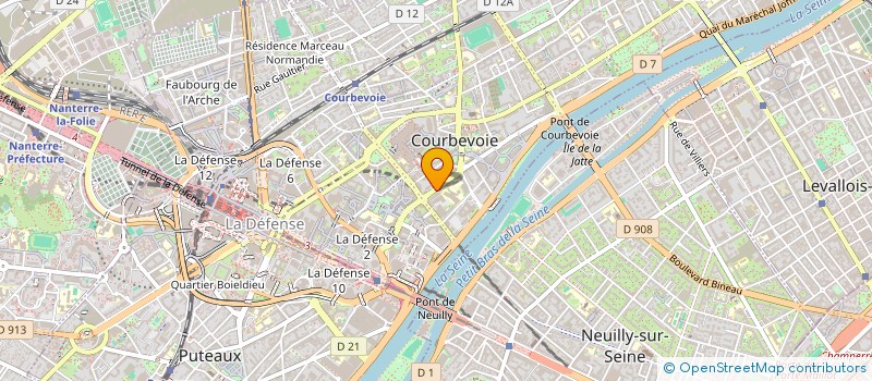 localisation de l'entreprise MADAME ANGELINE OTRE à COURBEVOIE