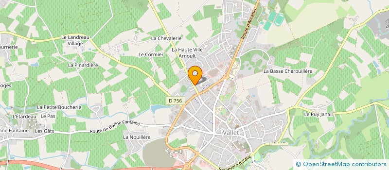 localisation de l'entreprise MADAME ANGELINE PLARD à VALLET