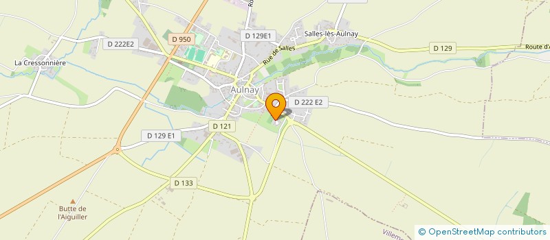 localisation de l'entreprise MADAME ANGELINE POTTIER  BUSSIERE-BADIL