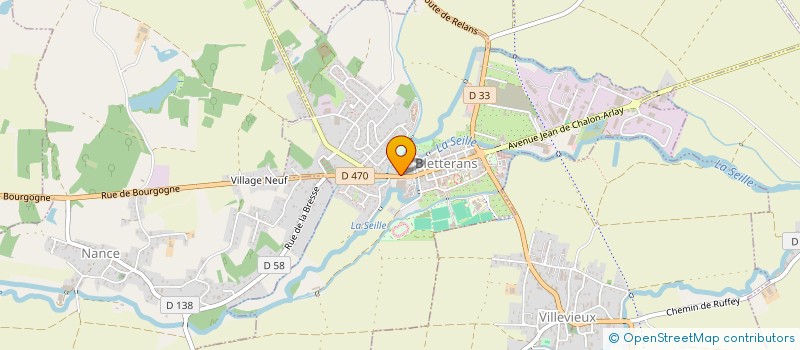 localisation de l'entreprise MADAME ANGELINE REBOUILLAT  BLETTERANS