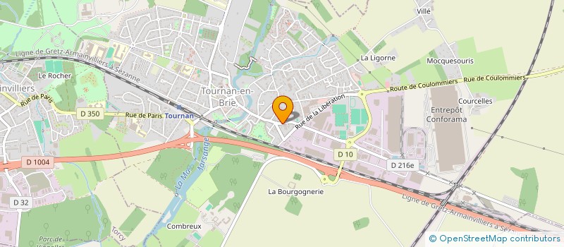 localisation de l'entreprise MADAME ANGELINE RIVAL  TOURNAN-EN-BRIE