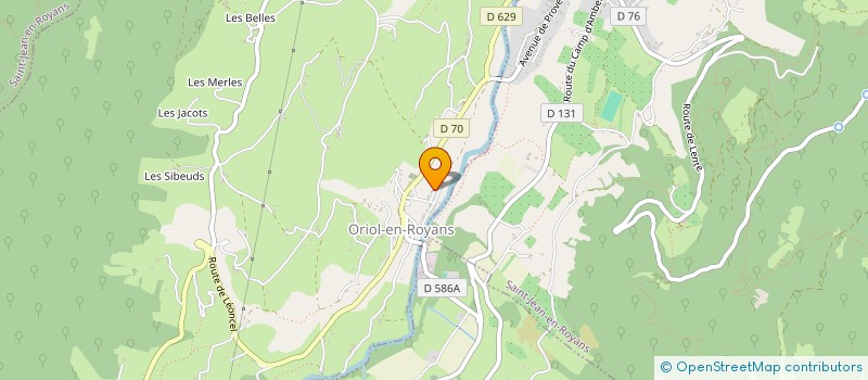 localisation de l'entreprise MADAME ANGELINE ROLLIN  ORIOL-EN-ROYANS