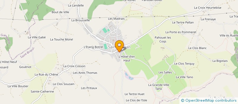 localisation de l'entreprise MADAME ANGELINE ROUILLARD  SAINT-DONAN