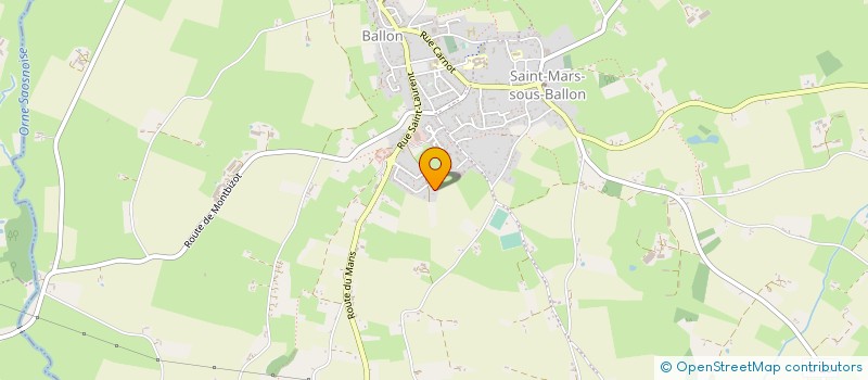 localisation de l'entreprise MADAME ANGELINE ROUSSEAU  BALLON-SAINT MARS