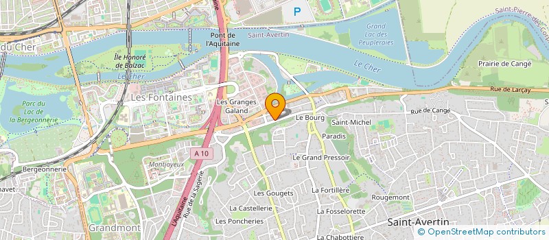 localisation de l'entreprise MADAME ANGELINE ROUZAUD  SAINT-AVERTIN